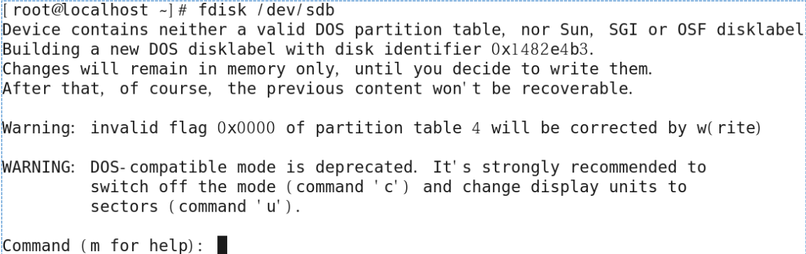 fdisk 예 3